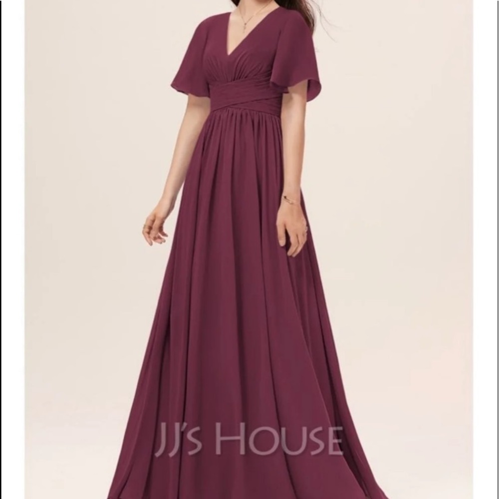 JJ House Dress - size 18W - Mulberry